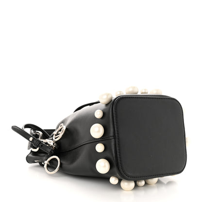 Fendi Vitello Liberty Pearl F is Fendi Mini Mon Tresor Bucket Bag Black 4 of 11