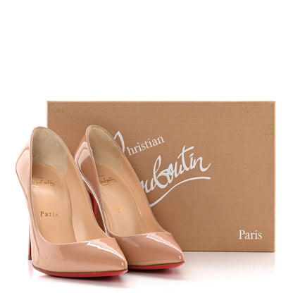 Christian Louboutin Patent Pigalle Follies 100 Pumps 36.5 Nude 10 of 10