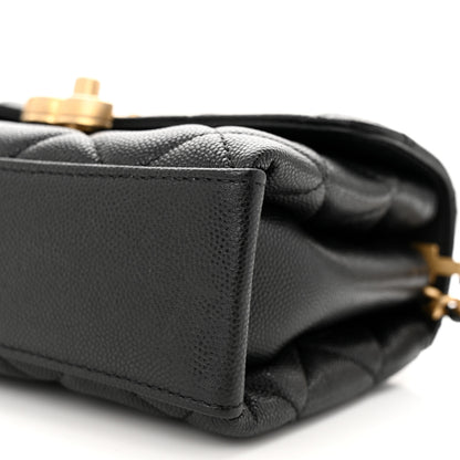 Chanel Caviar Quilted Small Carry Me Top Handle Flap Black 10 of 10