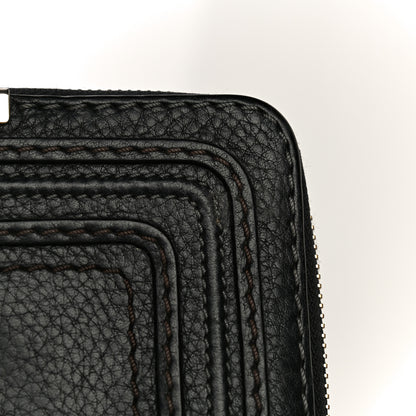 Chloe Grained Calfskin Marcie Long Zip Around Wallet Black 14 of 14