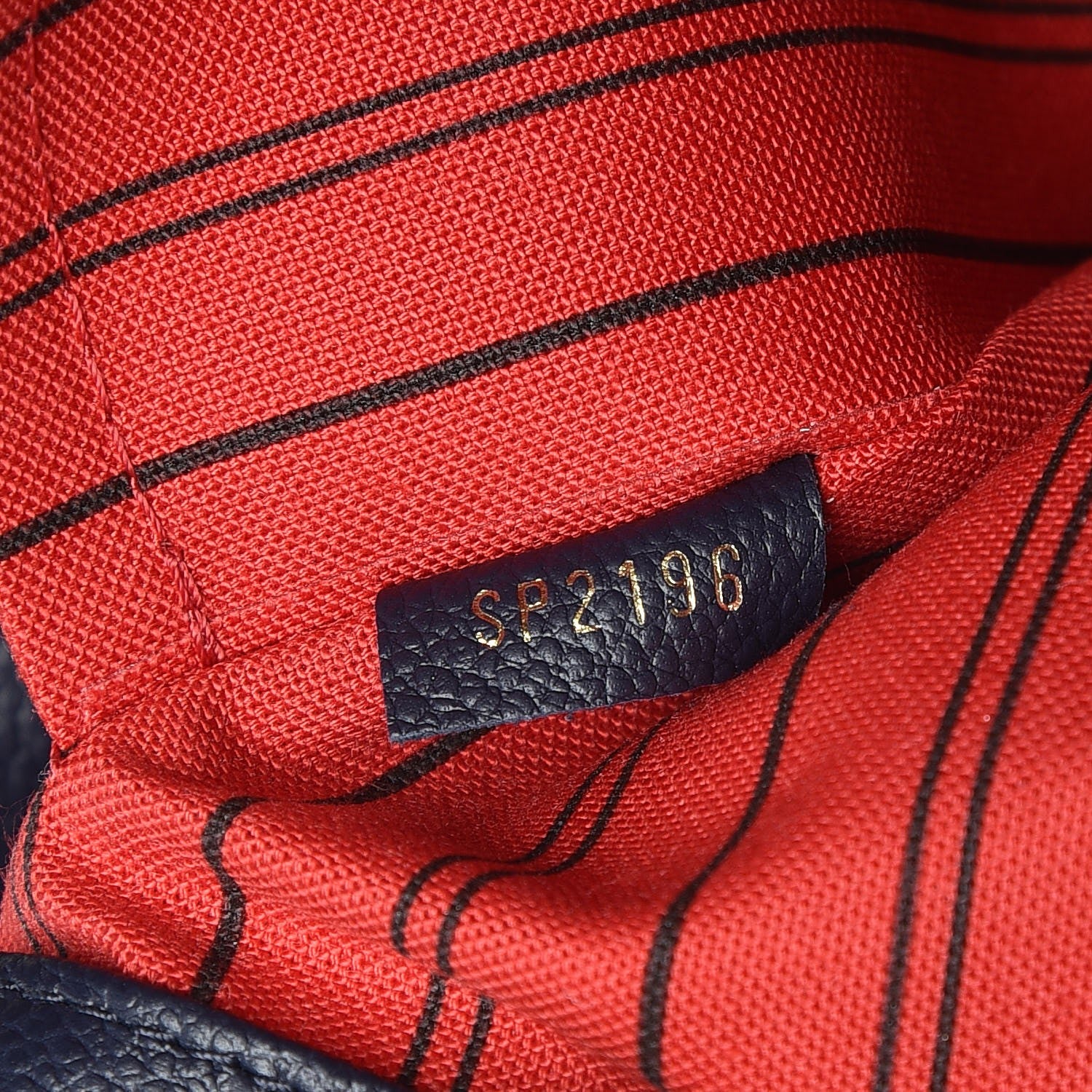 Louis Vuitton Empreinte Montaigne MM Marine Rouge 8 of 8