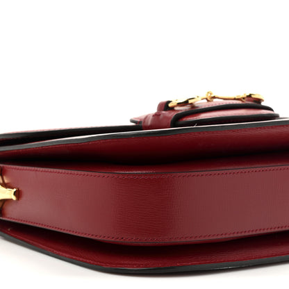 Gucci Azalea Calfskin Horsebit 1955 Shoulder Bag New Cherry Red 10 of 14