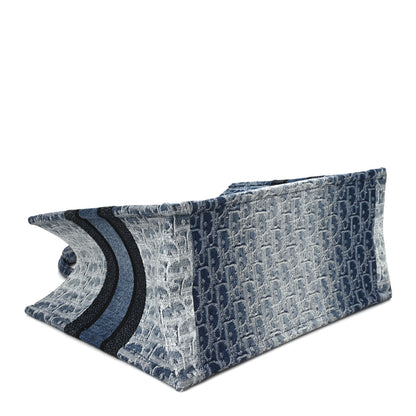 Christian Dior Oblique Denim Medium Book Tote Blue 4 of 11