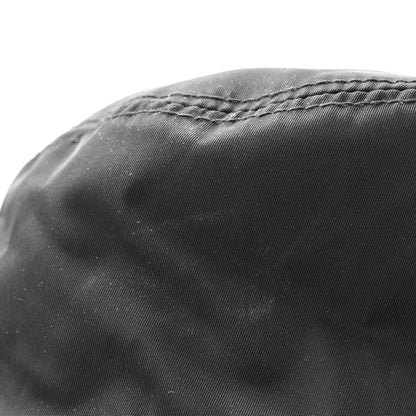 Prada Re-Nylon Metal Triangle Logo Womens Bucket Hat XL Black 9 of 9