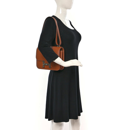 Hermes Grained Monsieur Lizard Constance 24 Gold Ombre 2 of 10