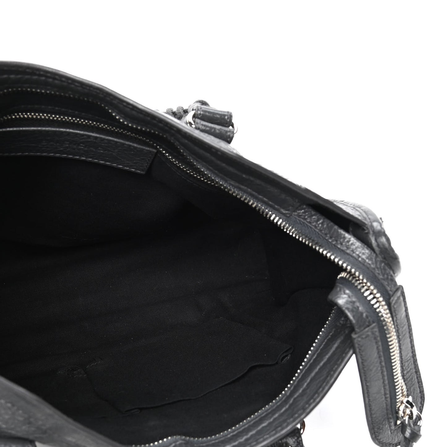 Agneau Classic Silver Hardware S City Gris Fossile