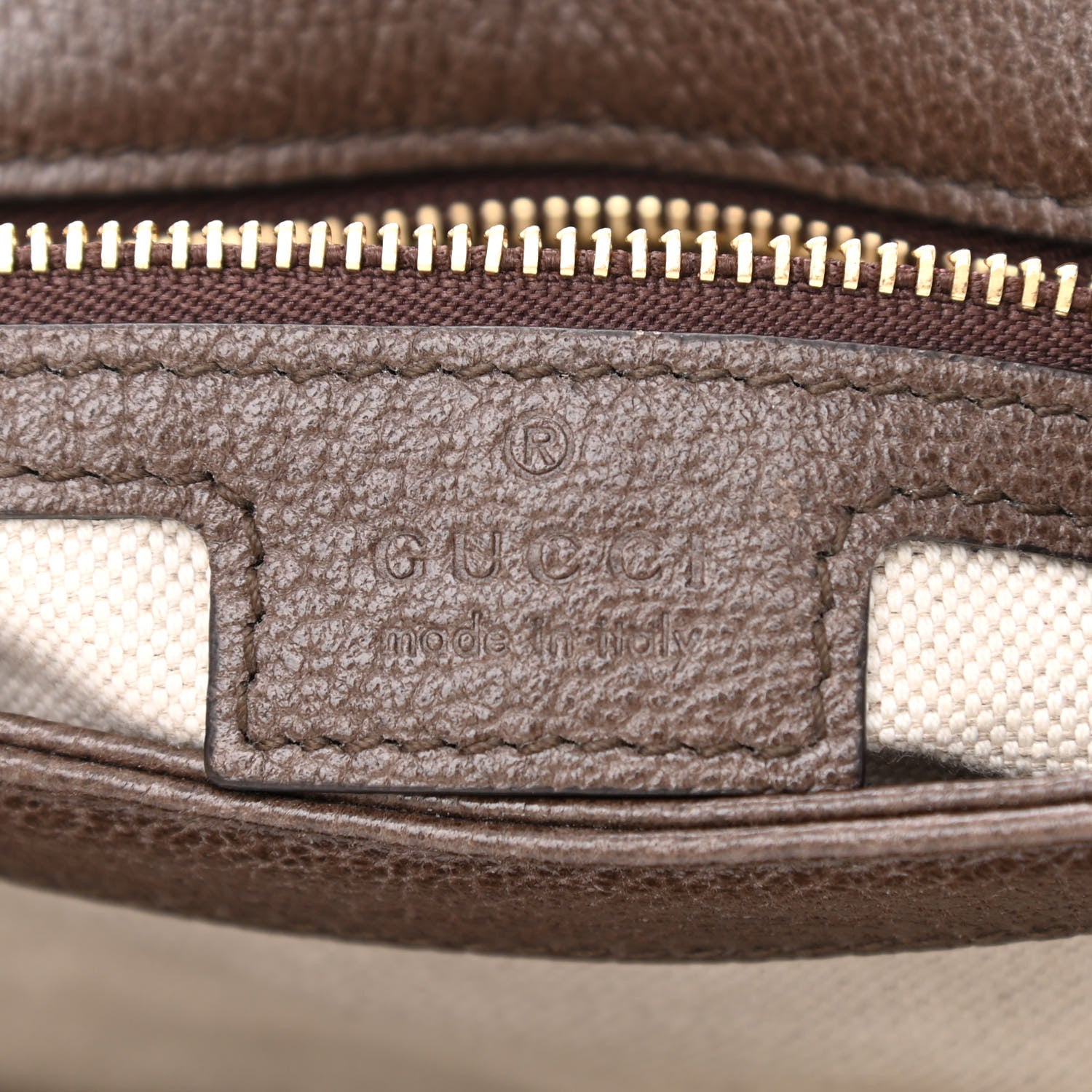 Gucci GG Supreme Monogram Textured Dollar Calfskin Web Medium Blondie Shoulder Flap Bag Beige Ebony New Acero 7 of 11