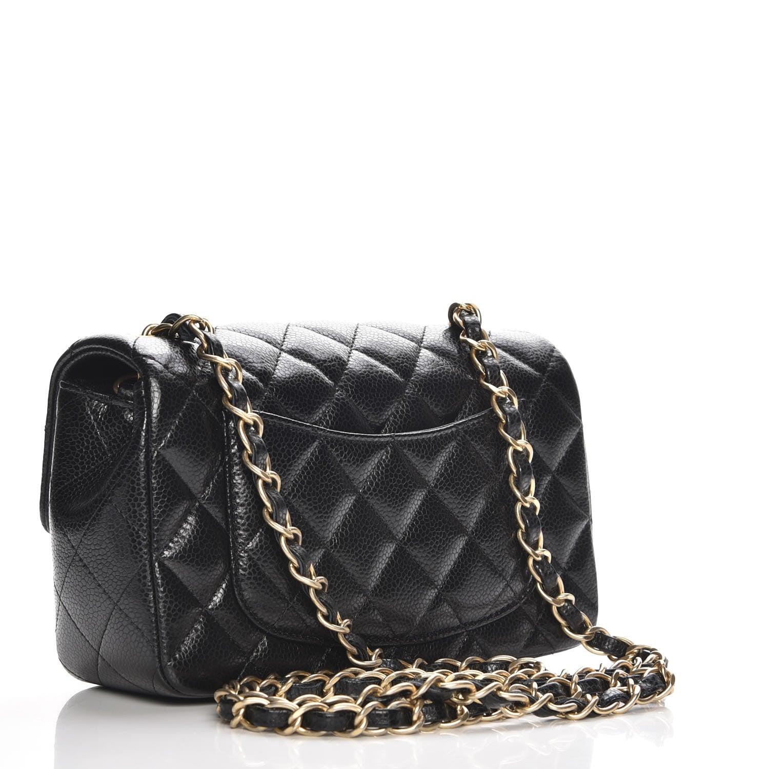 Chanel Caviar Quilted Mini Rectangular Flap Black 3 of 8