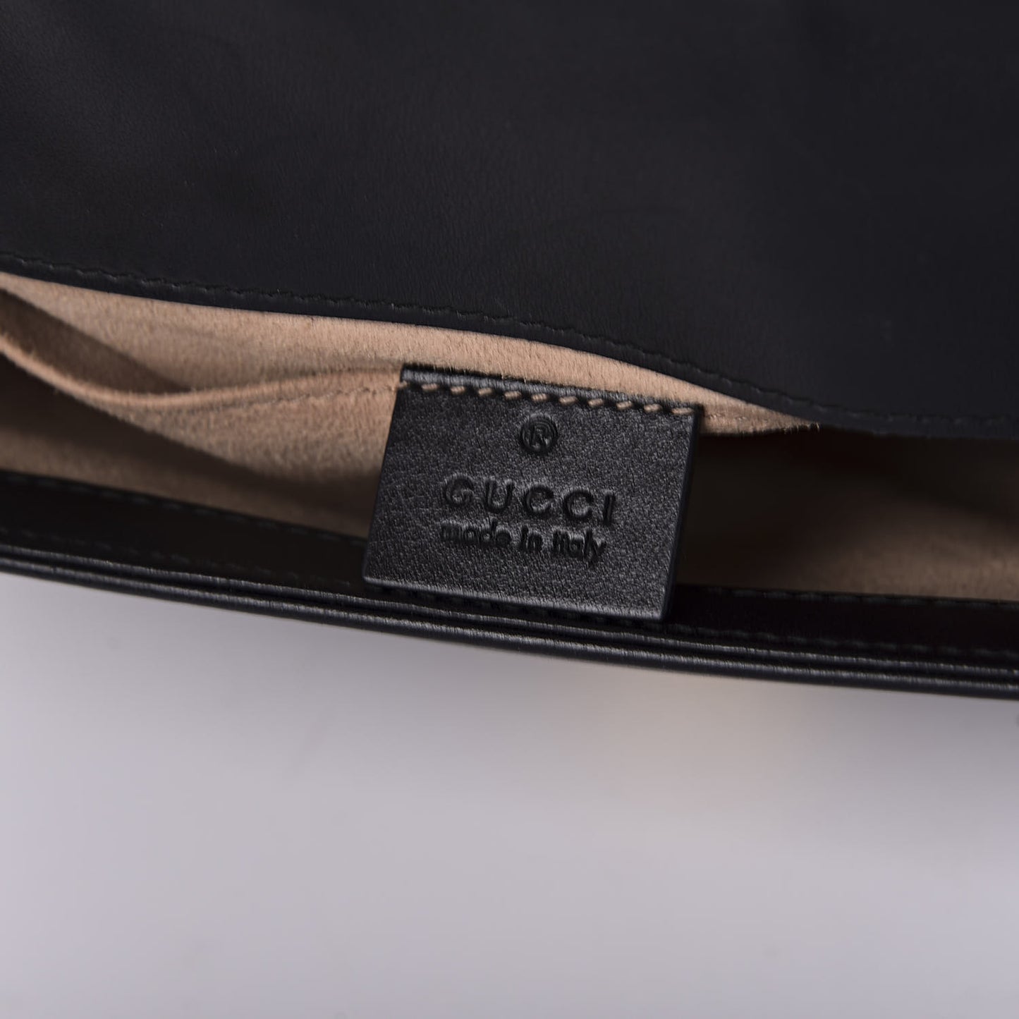 Calfskin Matelasse Mini GG Marmont Shoulder Bag Black