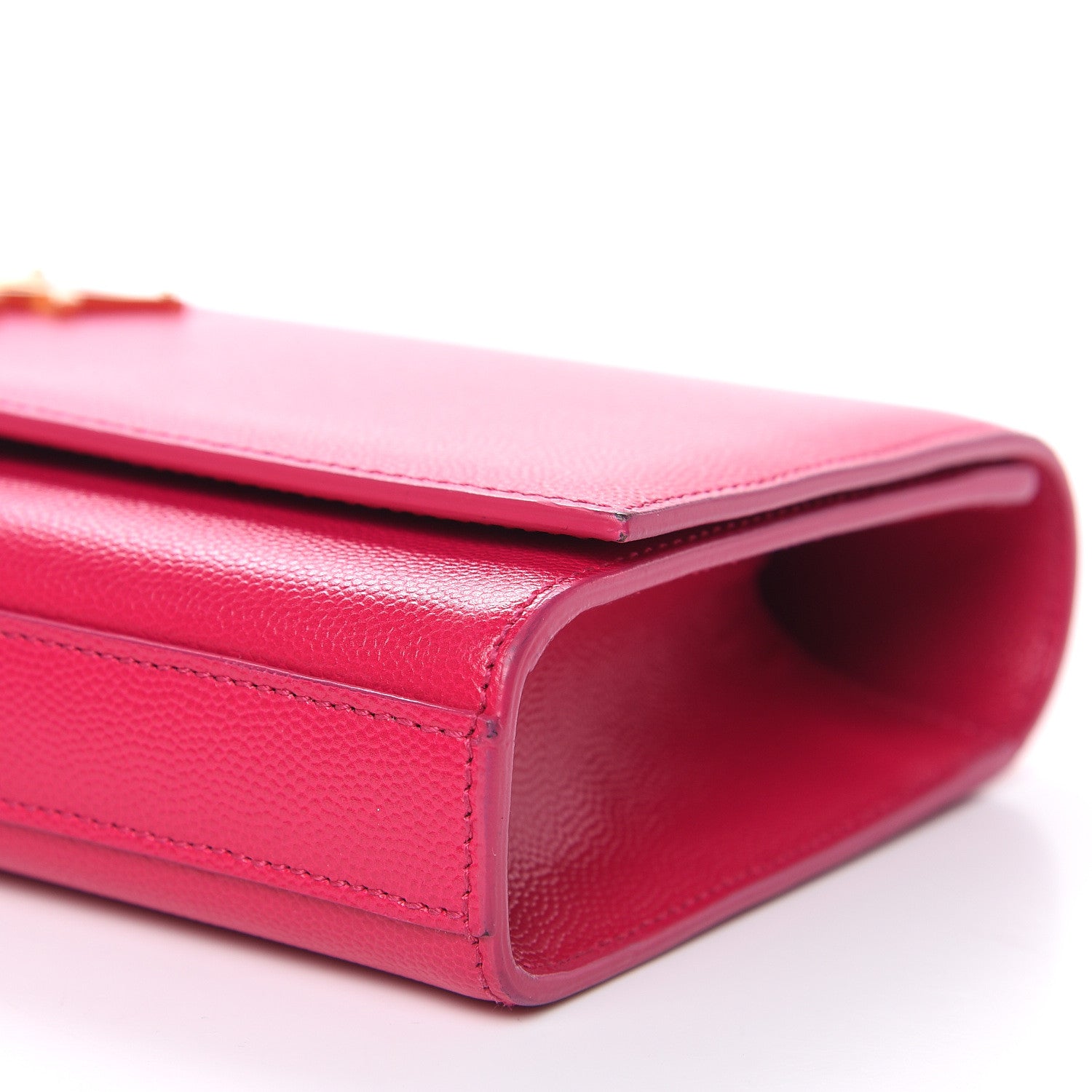 Saint Laurent Grain De Poudre Classic Monogram Cassandre Clutch Lipstick Fuchsia 9 of 13