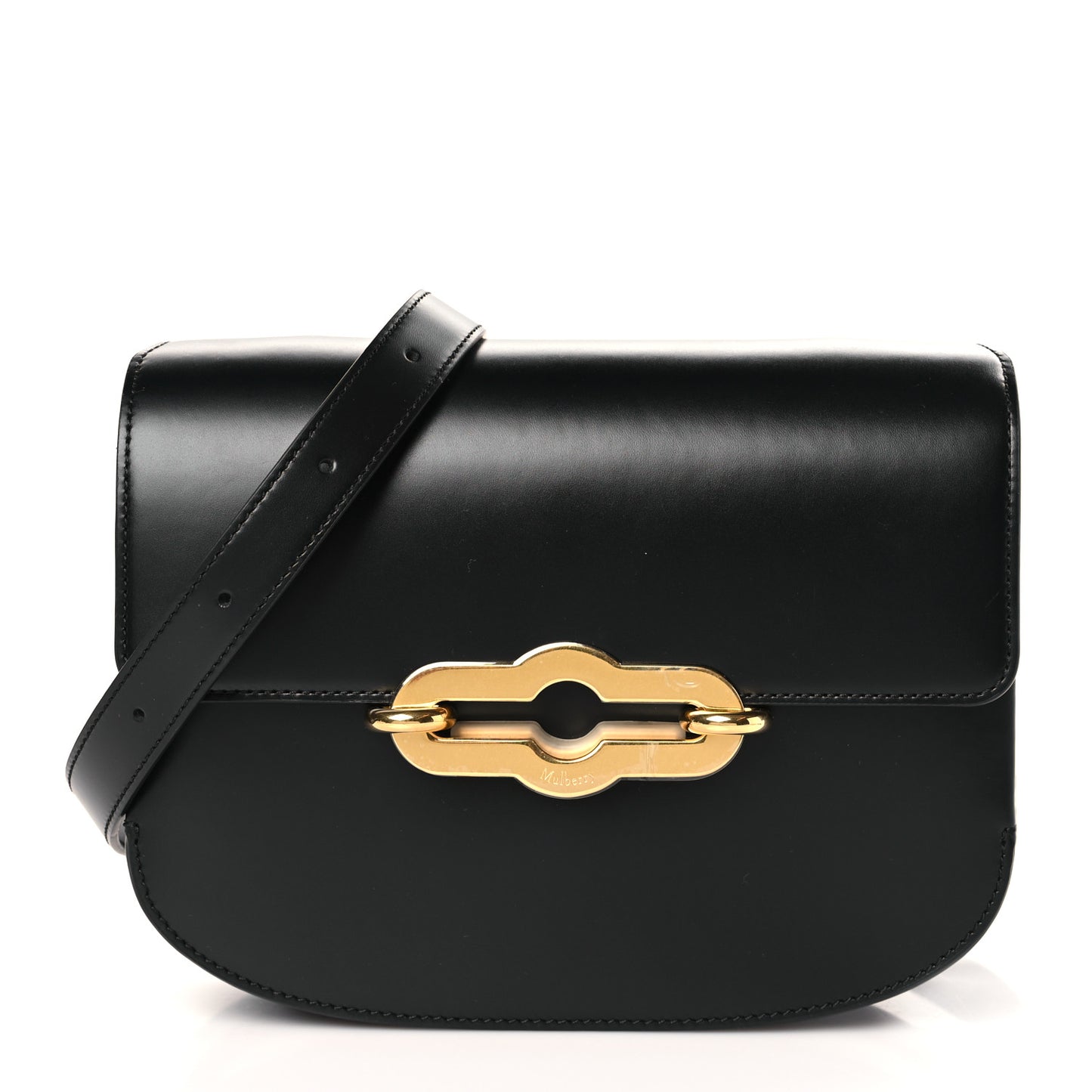Super Lux Calfskin Small Pimlico Satchel Black
