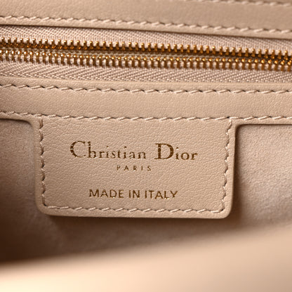 Christian Dior Lambskin Cannage Small Jolie Top Handle Bag Powder Beige Latte 10 of 19