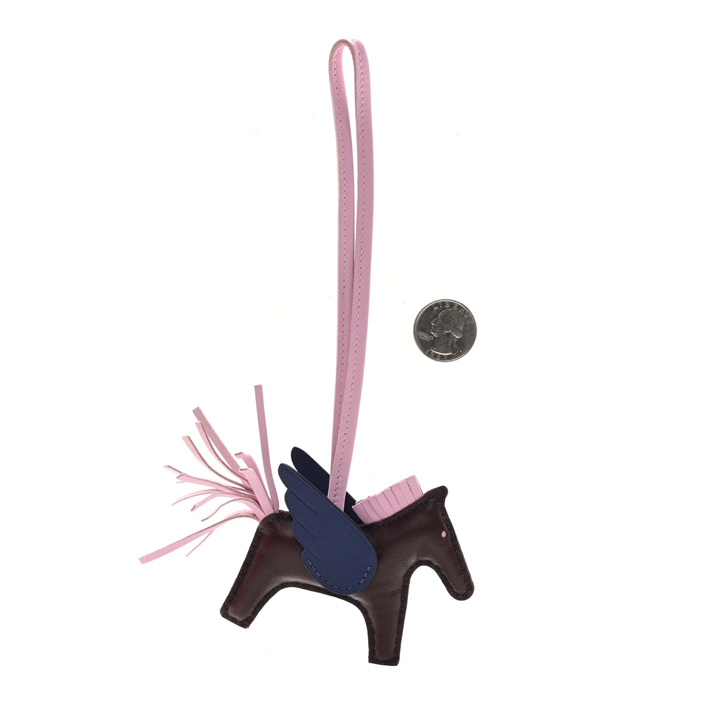 Milo Lambskin Grigri Rodeo Pegase Horse Bag Charm PM Rouge Sellier Mauve Sylvestre Bleu Saphir