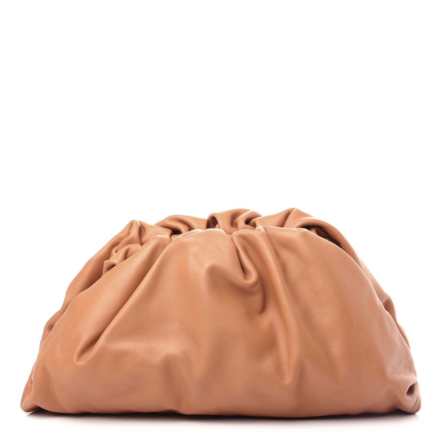 Bottega Veneta Smooth Butter Calf The Pouch Oversized Clutch Clay 1 of 10