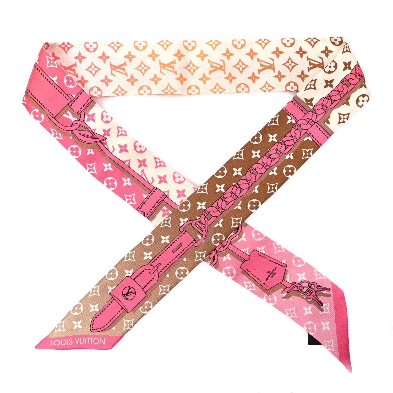 Louis Vuitton Silk Monogram Rising Confidential BB Bandeau Multicolor 1 of 3