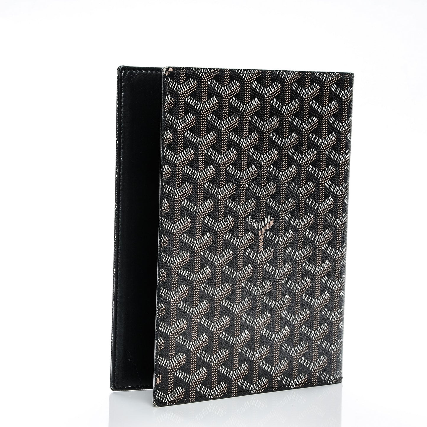 Goyardine Agenda Cover Black