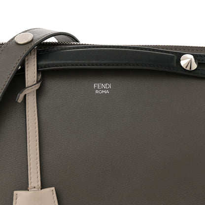 Fendi Vitello Dolce 4 Color Medium By The Way Boston Bag Carbone Grigio Polvere Multicolor 9 of 12