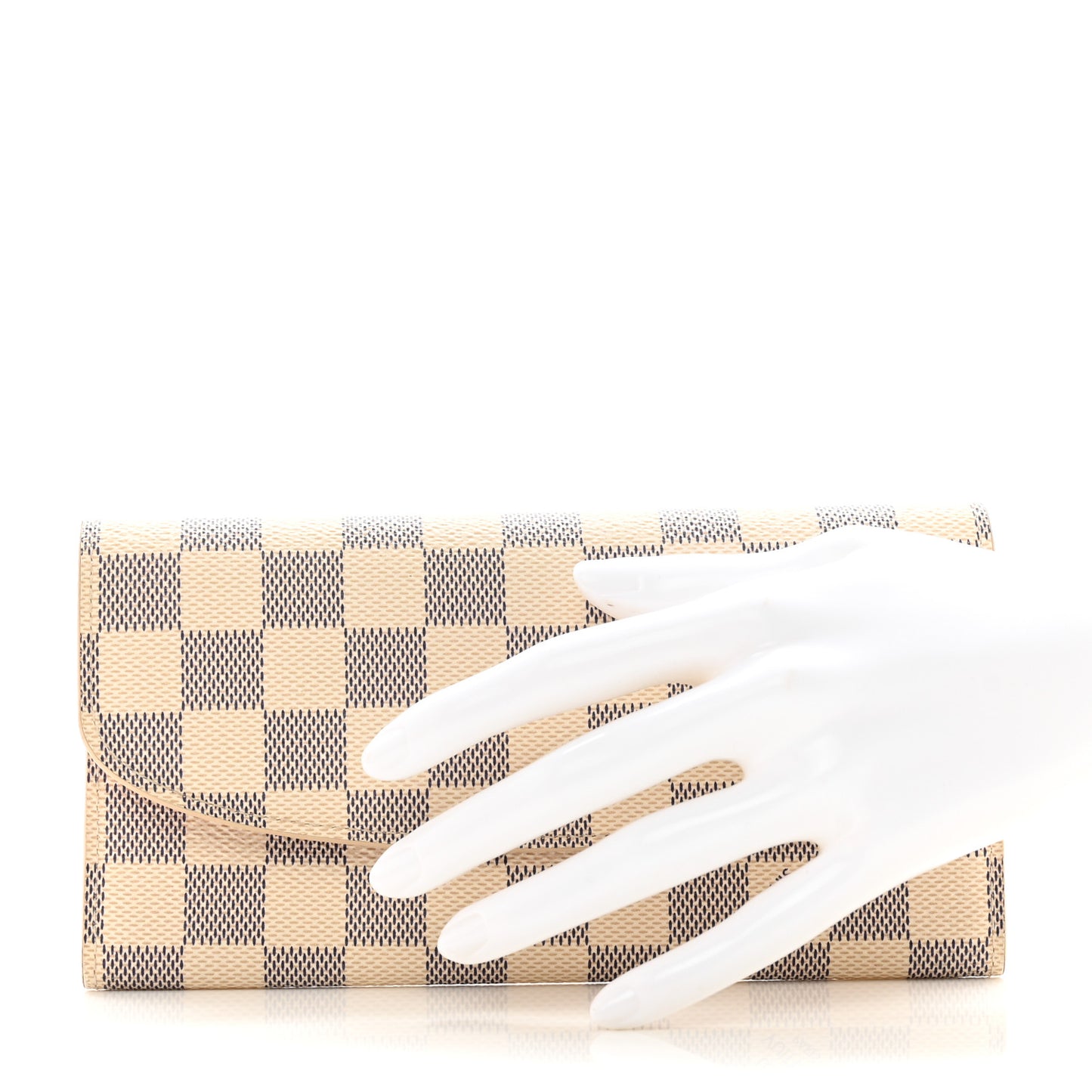 Damier Azur Emilie Wallet Rose Ballerine