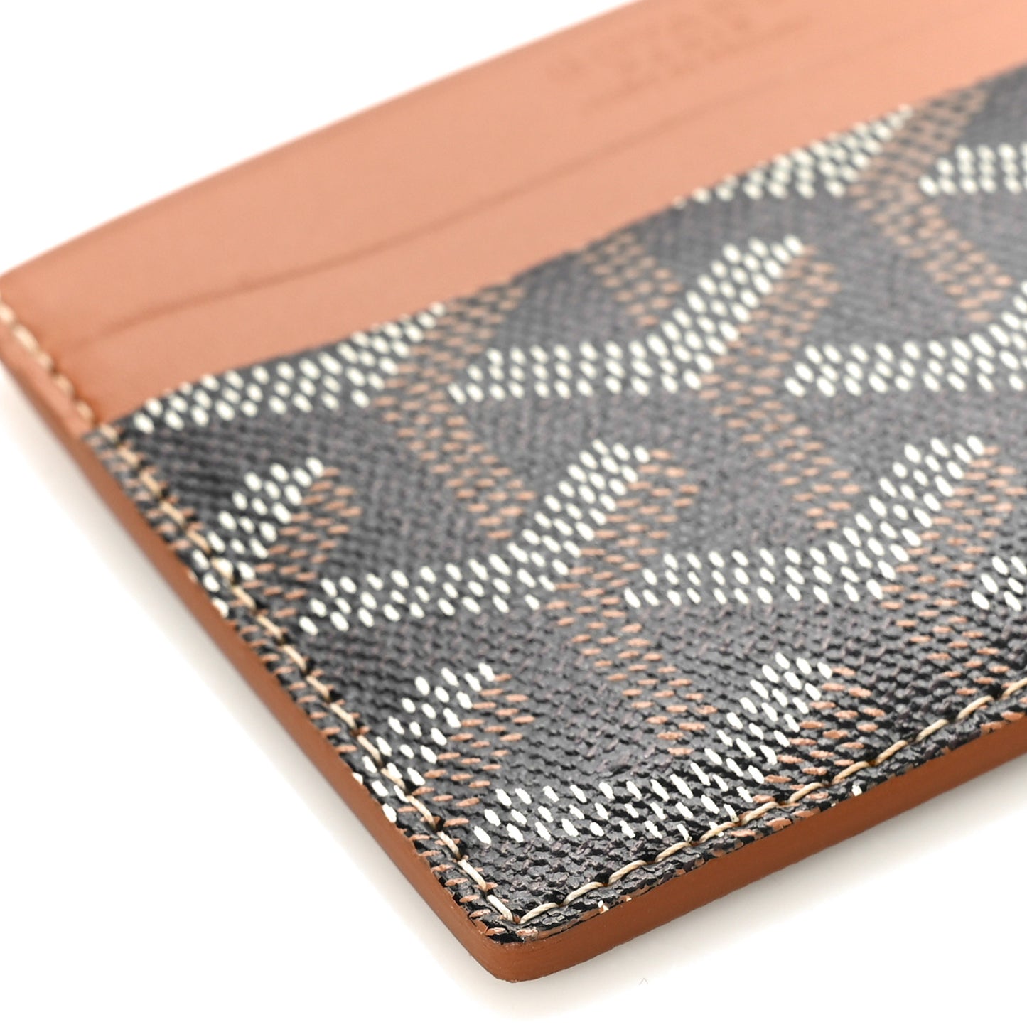 Goyardine Saint Sulpice Card Holder Black Gold