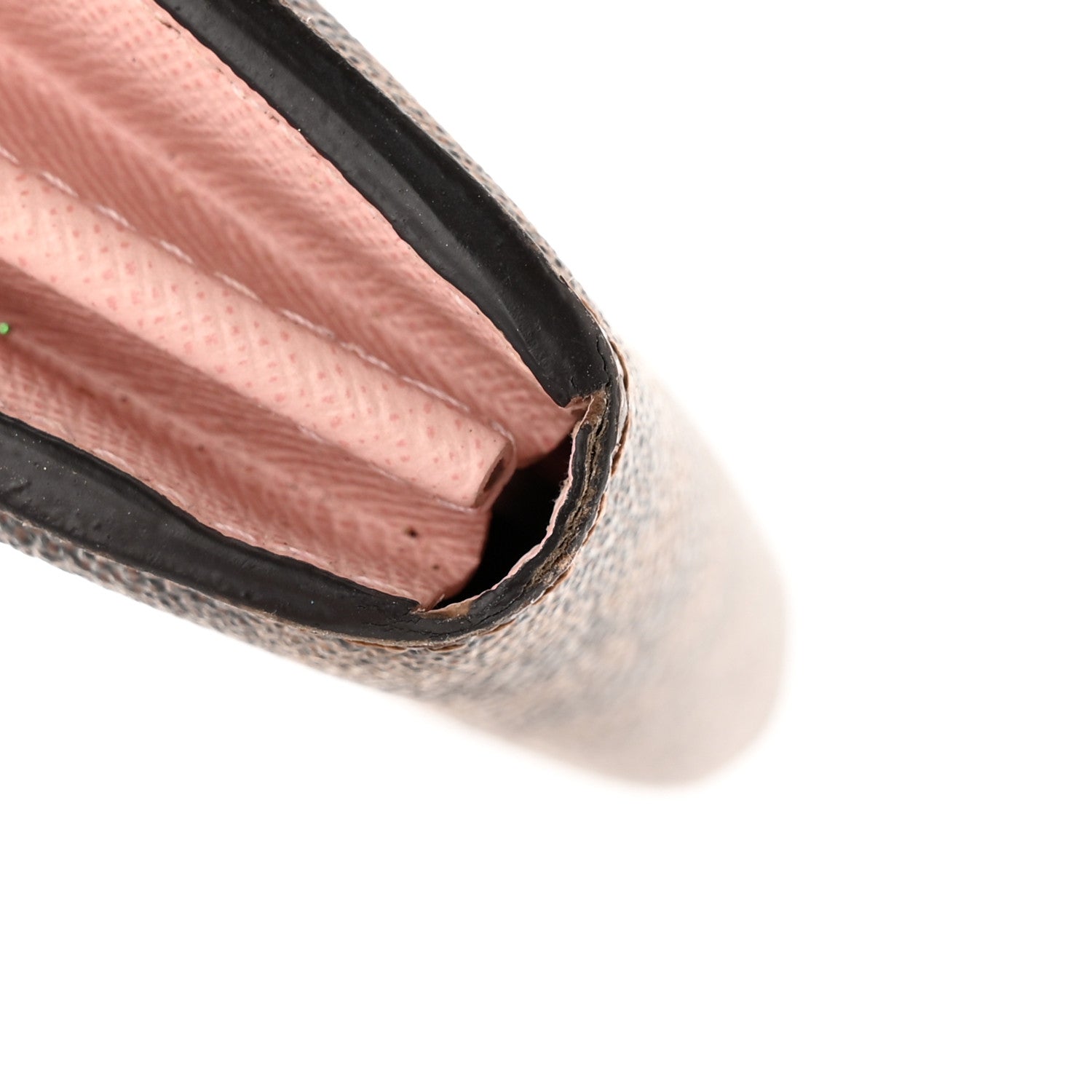 Louis Vuitton Damier Ebene Sarah Wallet NM Rose Ballerine 10 of 10