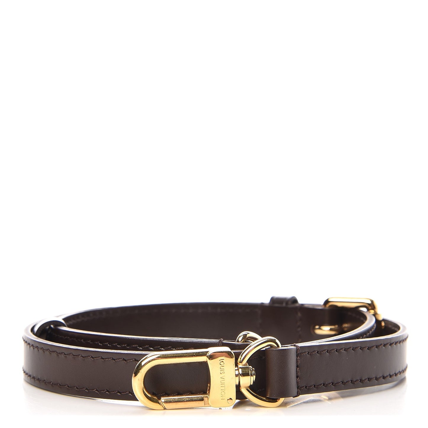 Calfskin 12mm Adjustable Shoulder Strap Brown