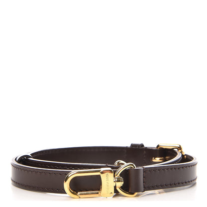 Louis Vuitton Calfskin 12mm Adjustable Shoulder Strap Brown 1 of 3