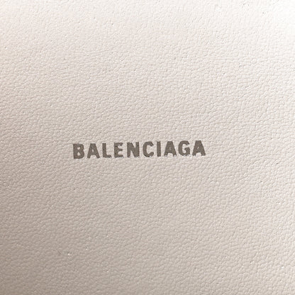 Balenciaga Shiny Box Calfskin Strass Hourglass Top Handle Bag XS White 6 of 10