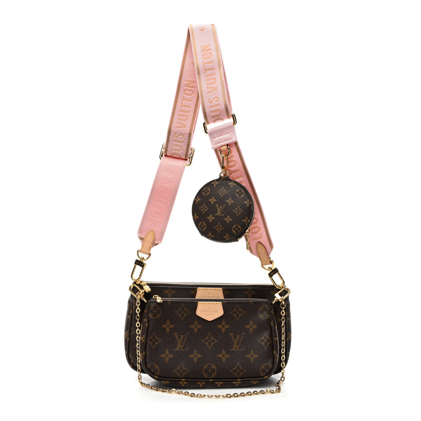 Monogram Multi Pochette Accessories Rose Clair