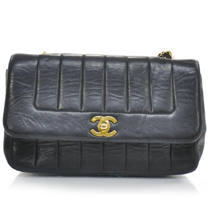 Chanel Lambskin Quilted Small Flap Black GHW 1 of 9