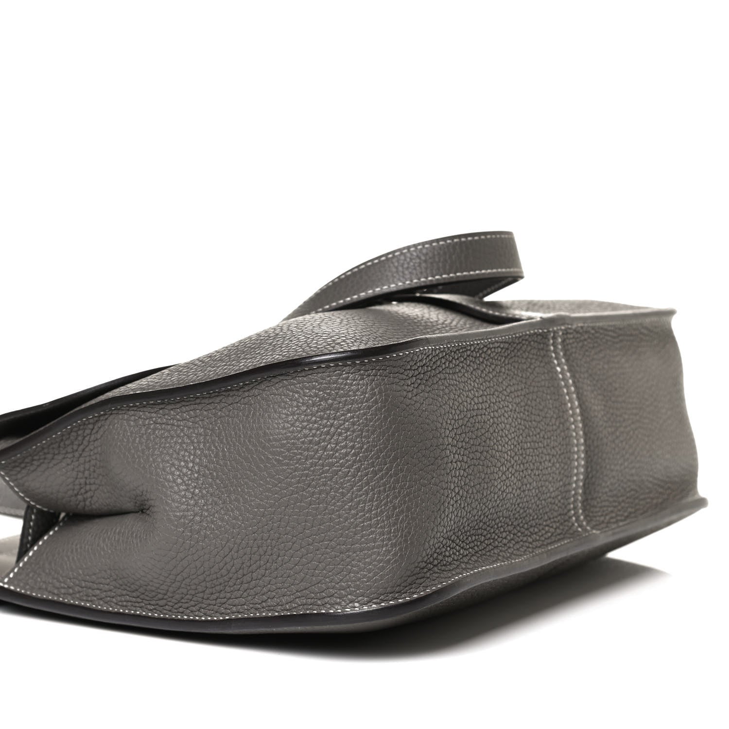Hermes Taurillon Clemence Halzan 31 GM Etain 8 of 12