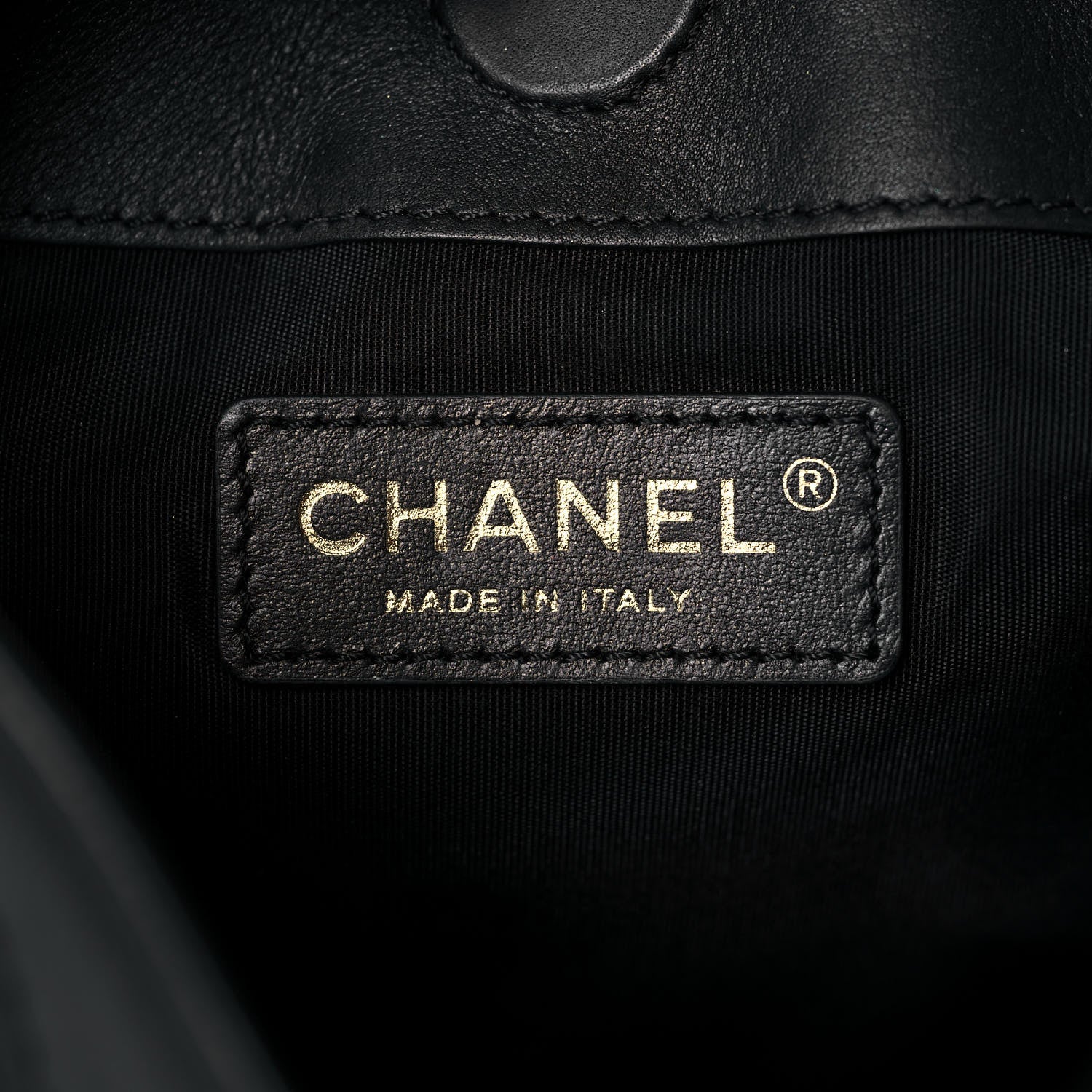 Chanel Calfskin Quilted Fringe Small Shopping Bag Black 6 of 14