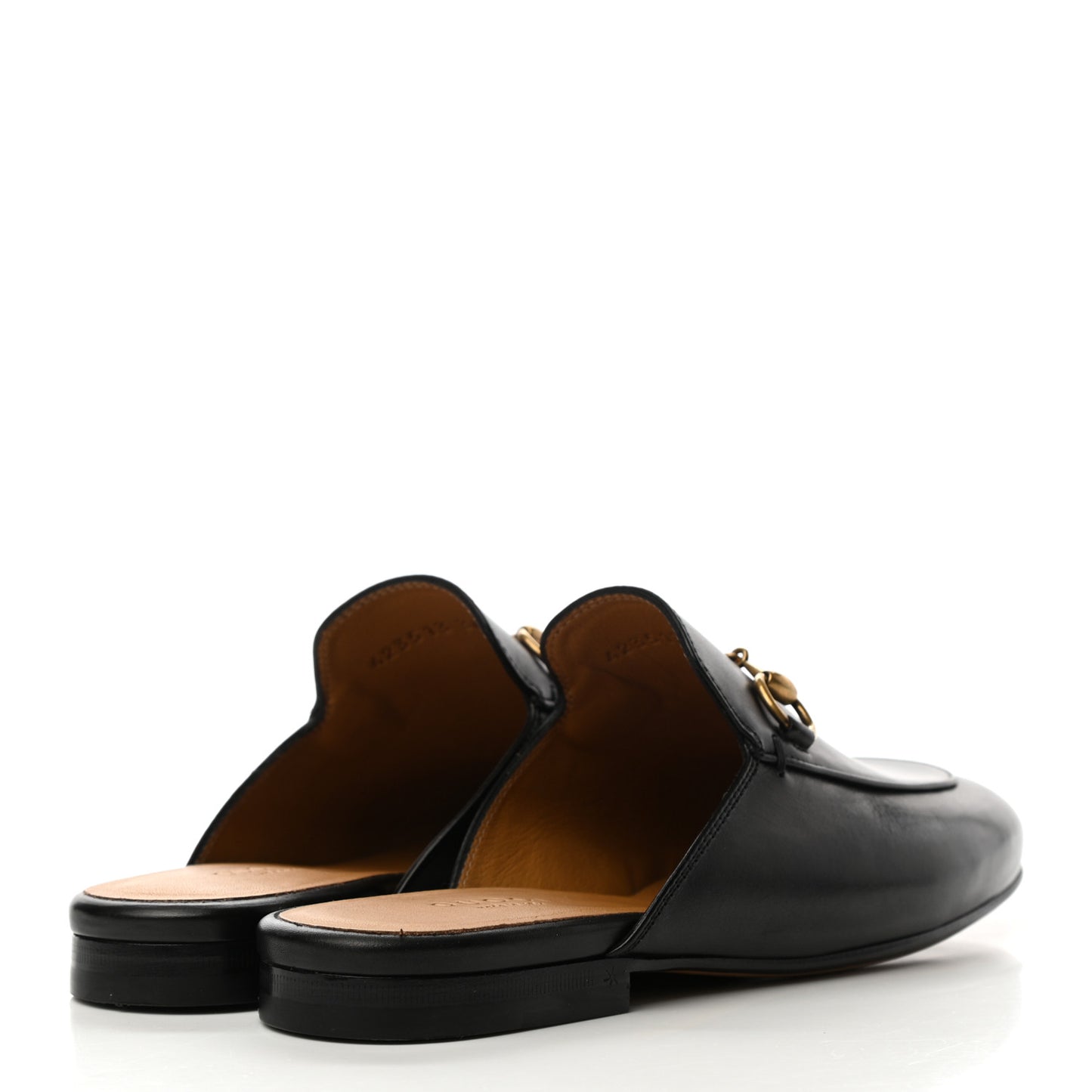 Calfskin Womens Princetown Slippers 36 Black
