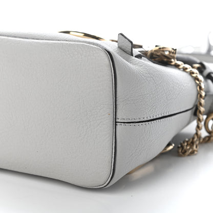 Chloe Suede Calfskin Mini Faye Backpack Airy Grey 9 of 9