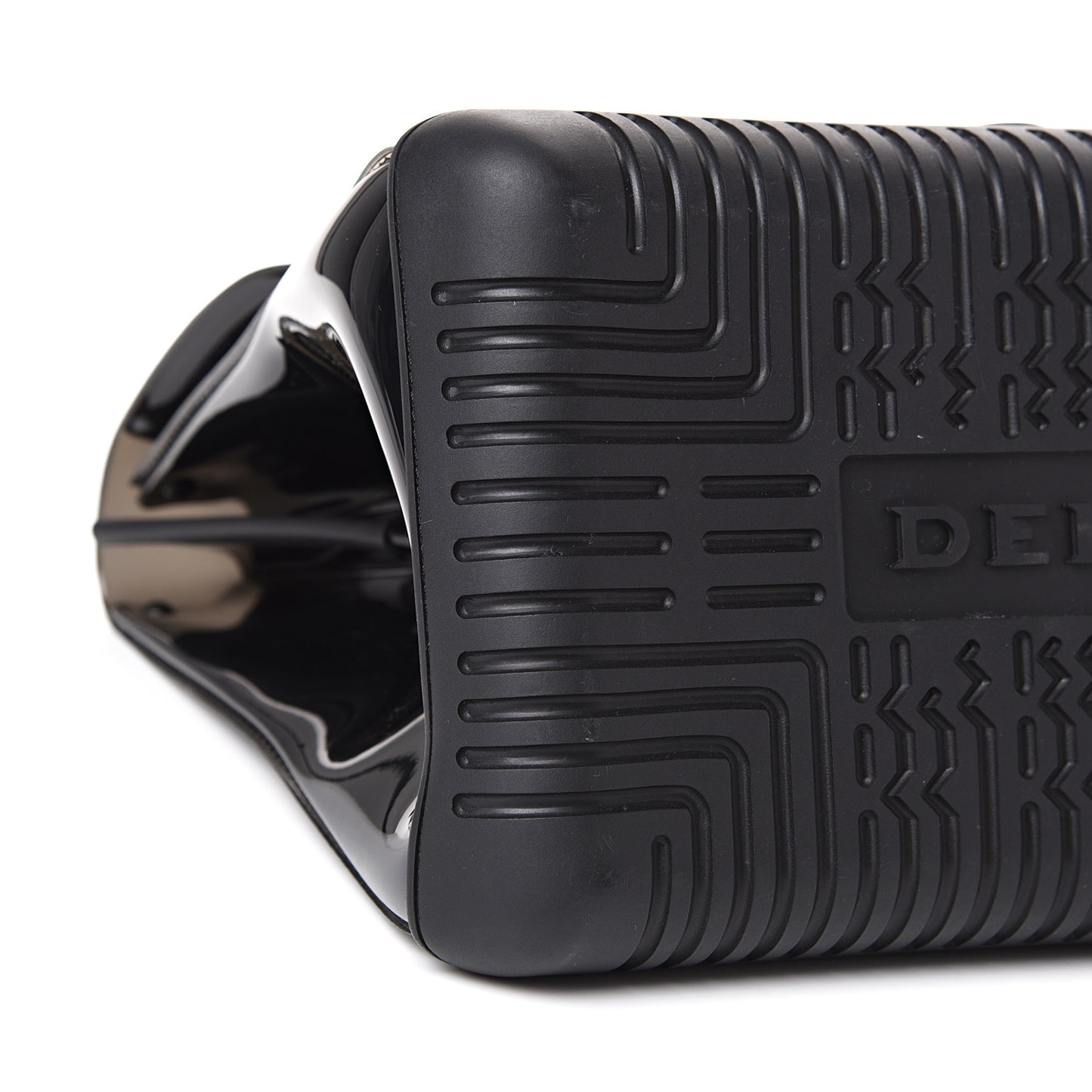 PVC Lycra Champion Brillant Satchel Black