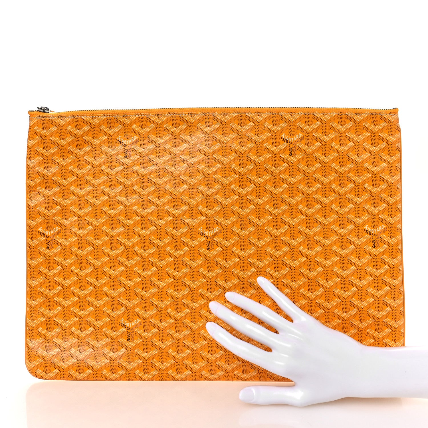 Goyard Goyardine Senat Pochette GM Yellow 2 of 9
