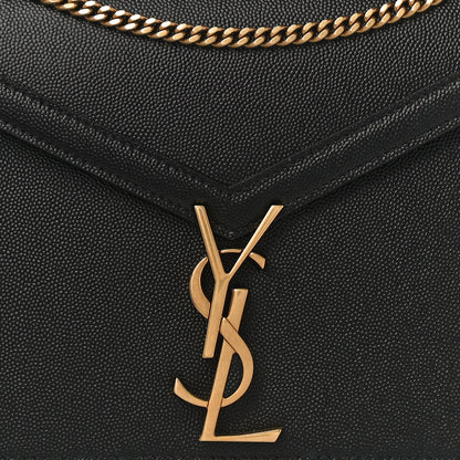 Saint Laurent Grain De Poudre Monogram Cassandra Clasp Bag Black 8 of 10