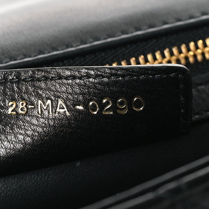 Christian Dior Grained Calfskin Cannage Large Caro Bag Black 7 of 9