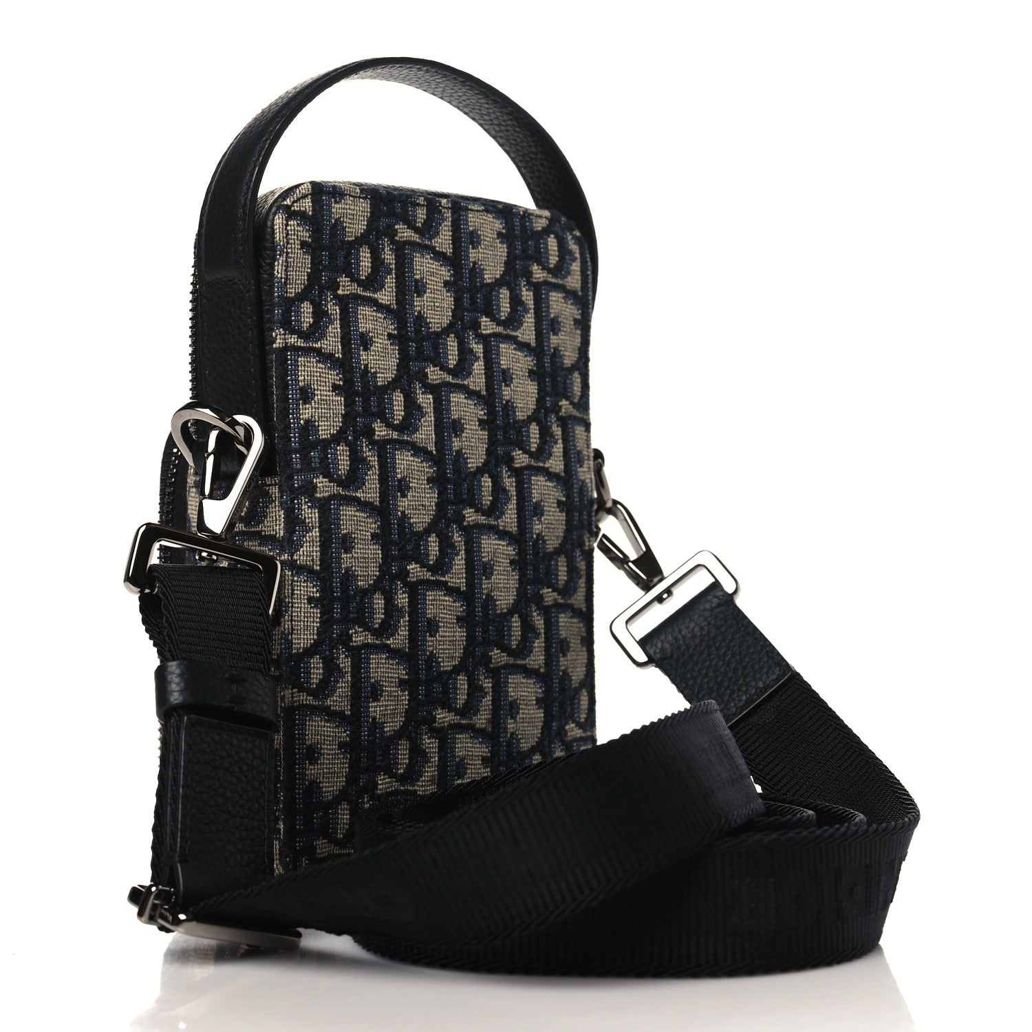 Christian Dior Oblique Micro Rider Pouch Blue 3 of 8
