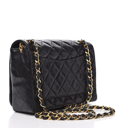 Chanel Lambskin Quilted Small Single Flap Black 3 of 17