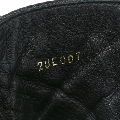 Prada Spazzolato Rois Re-Nylon Metal Triangle Logo Mens Monolith Pouch Pocket 60mm Combat Boots 6 Black 8 of 9
