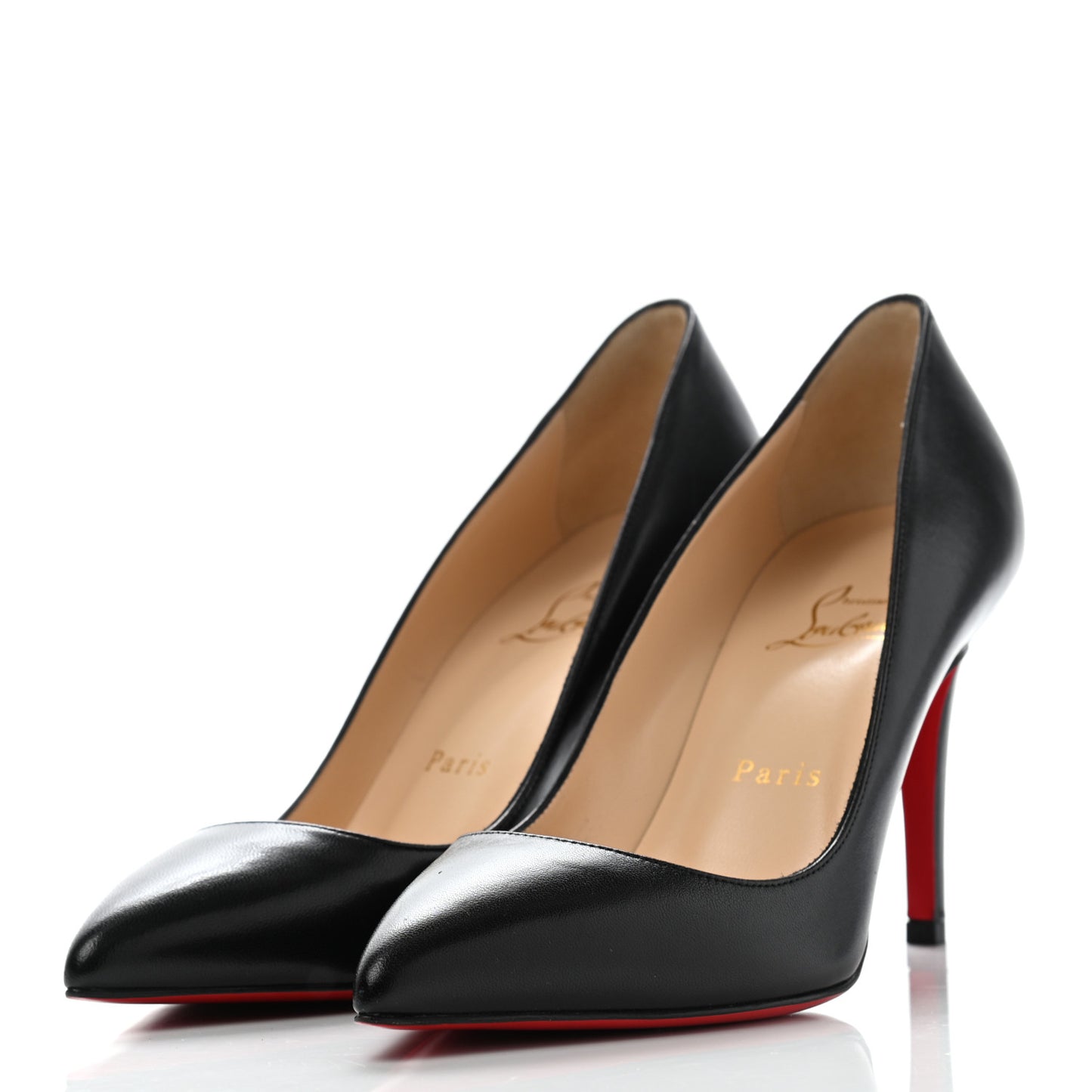 Shiny Nappa Pigalle 85 Pumps 37 Black