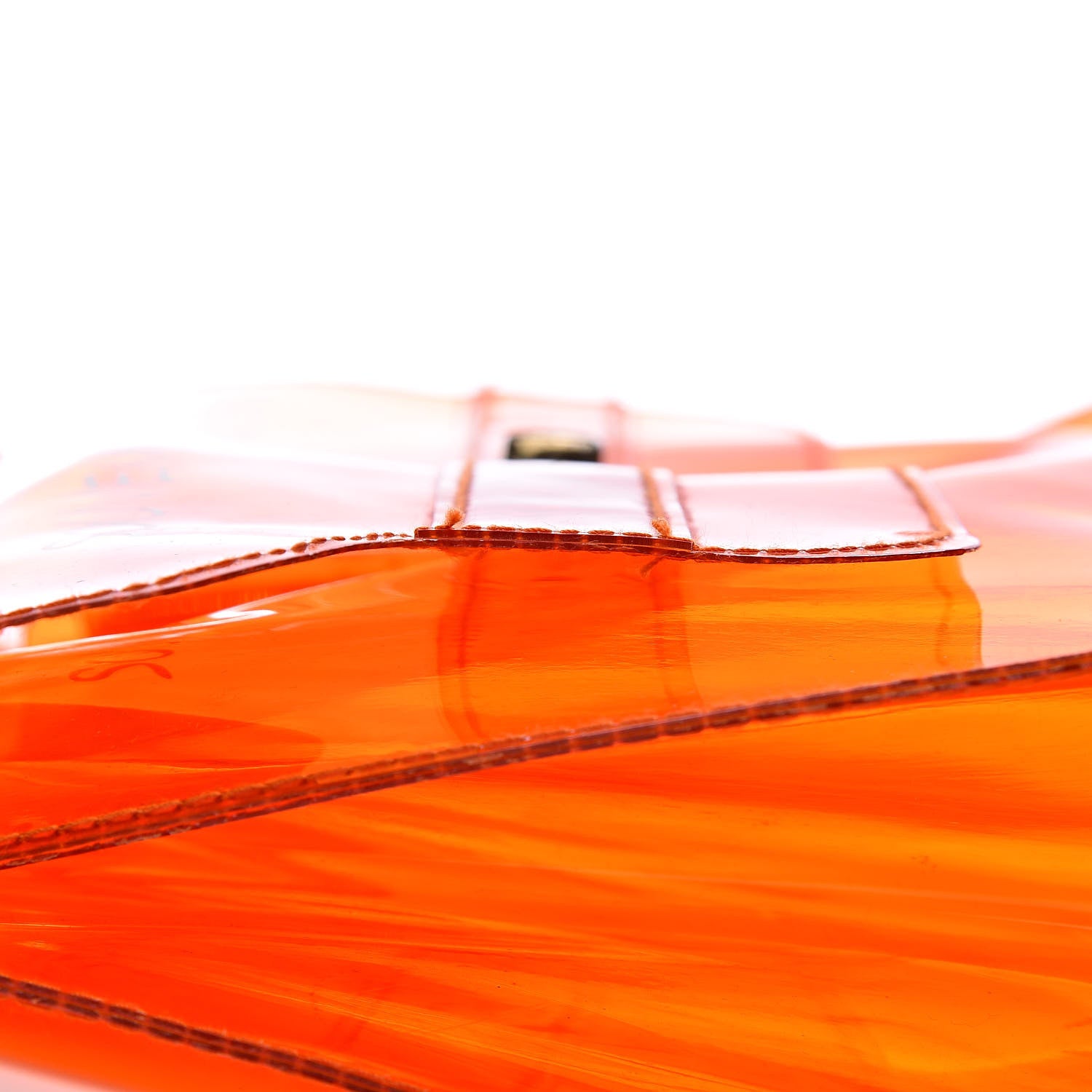 Hermes Vinyl Souvenir De L'Exposition Kelly Orange 13 of 16