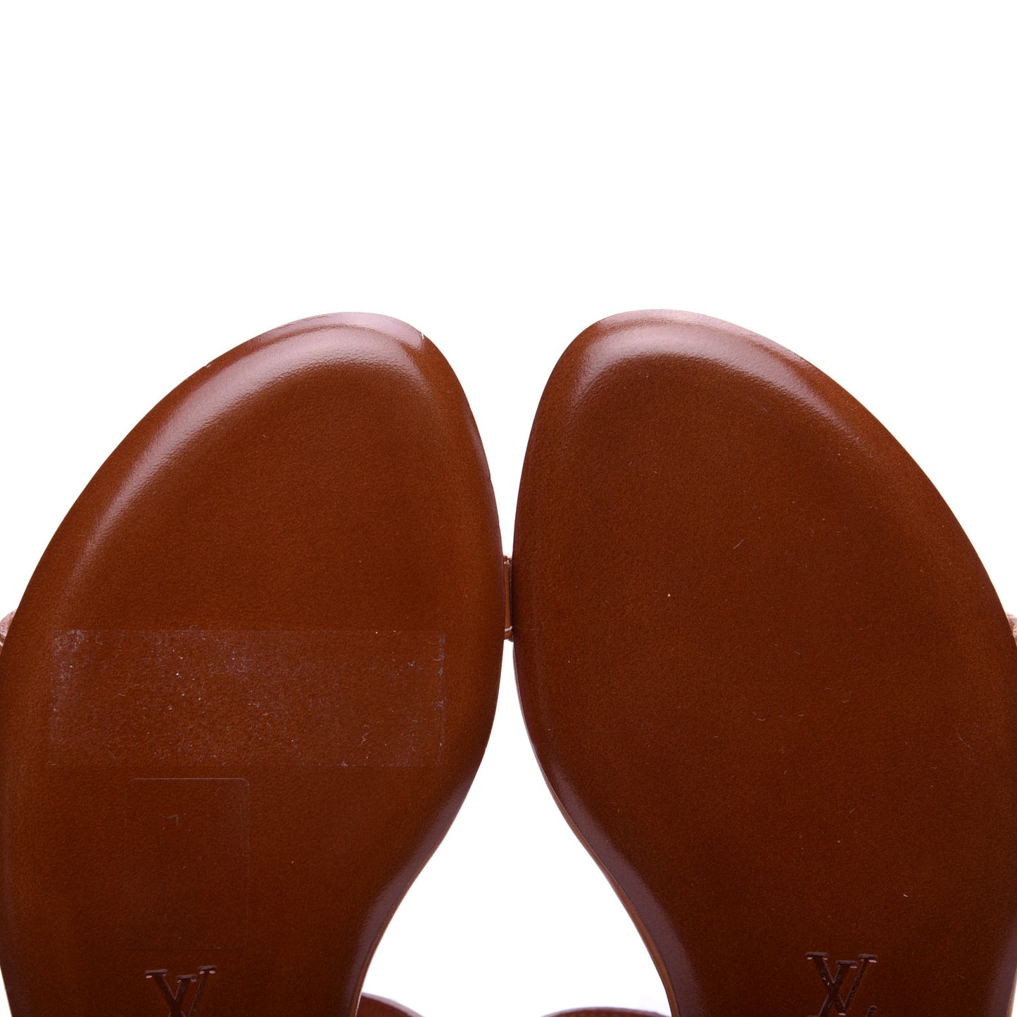 Calfskin Farenheit Flat Sandals 36 Pink