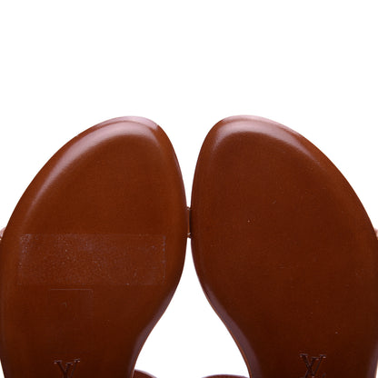 Louis Vuitton Calfskin Farenheit Flat Sandals 36 Pink 10 of 12