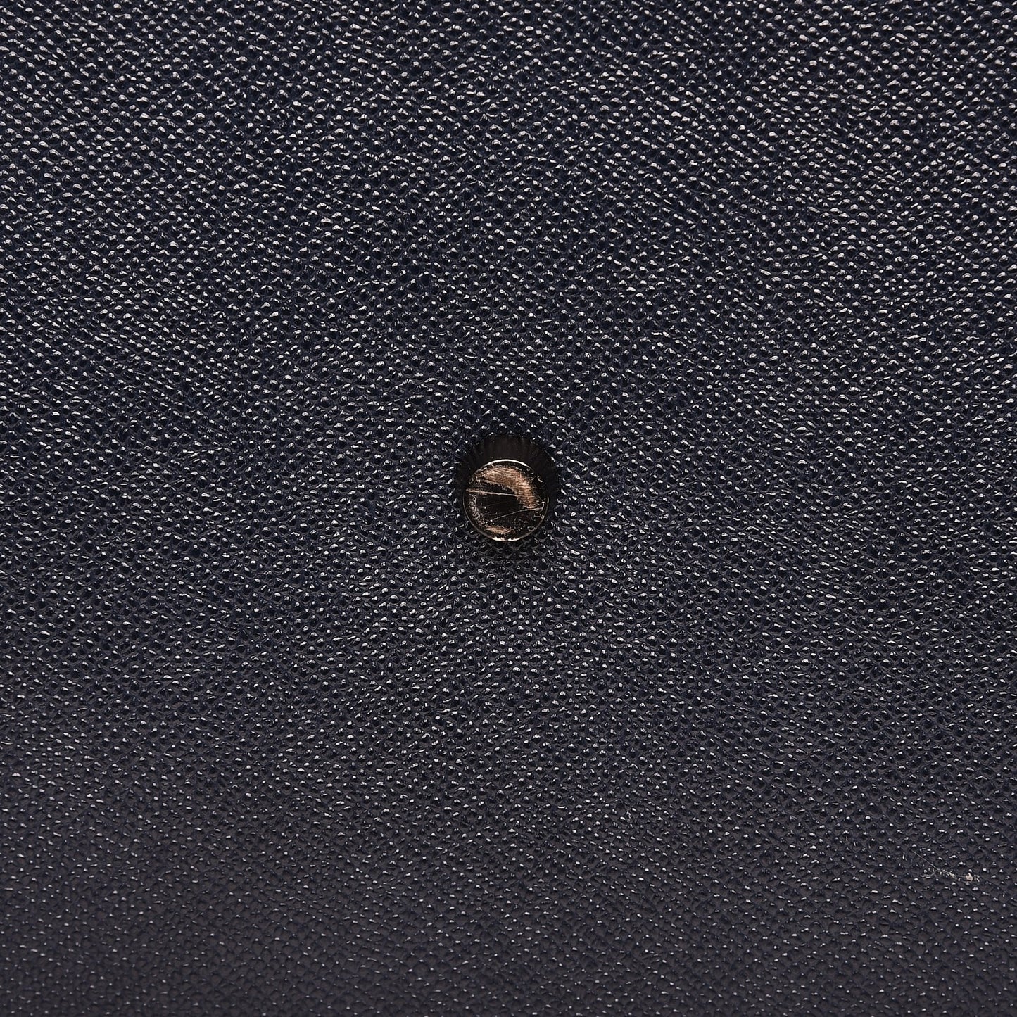 Textured Calfskin Briefcase Bag Dark Cobalt