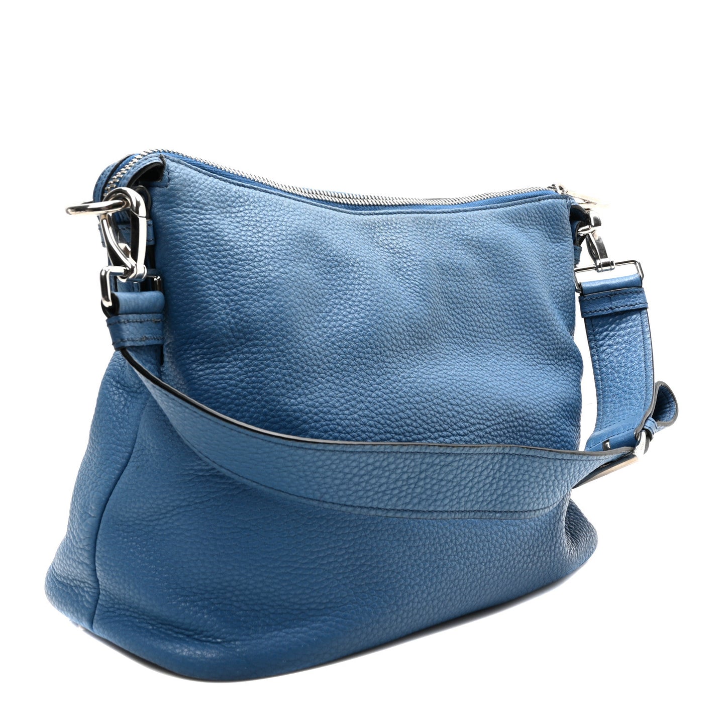 Vitello Daino Hobo Cobalto