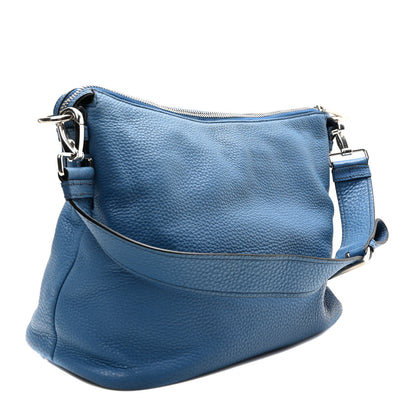 Prada Vitello Daino Hobo Cobalto 2 of 8