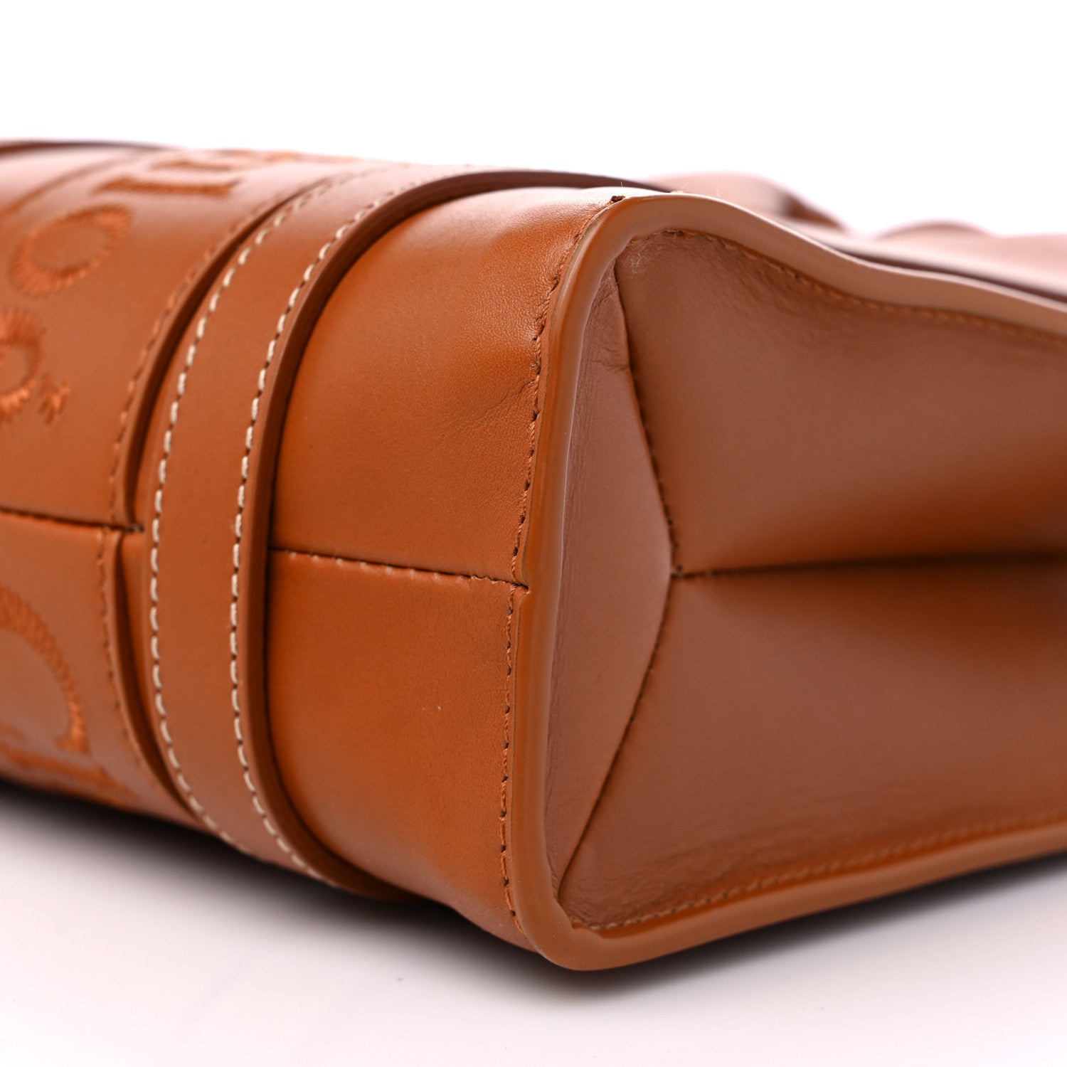 Chloe Calfskin Small Woody Tote Caramel 8 of 12