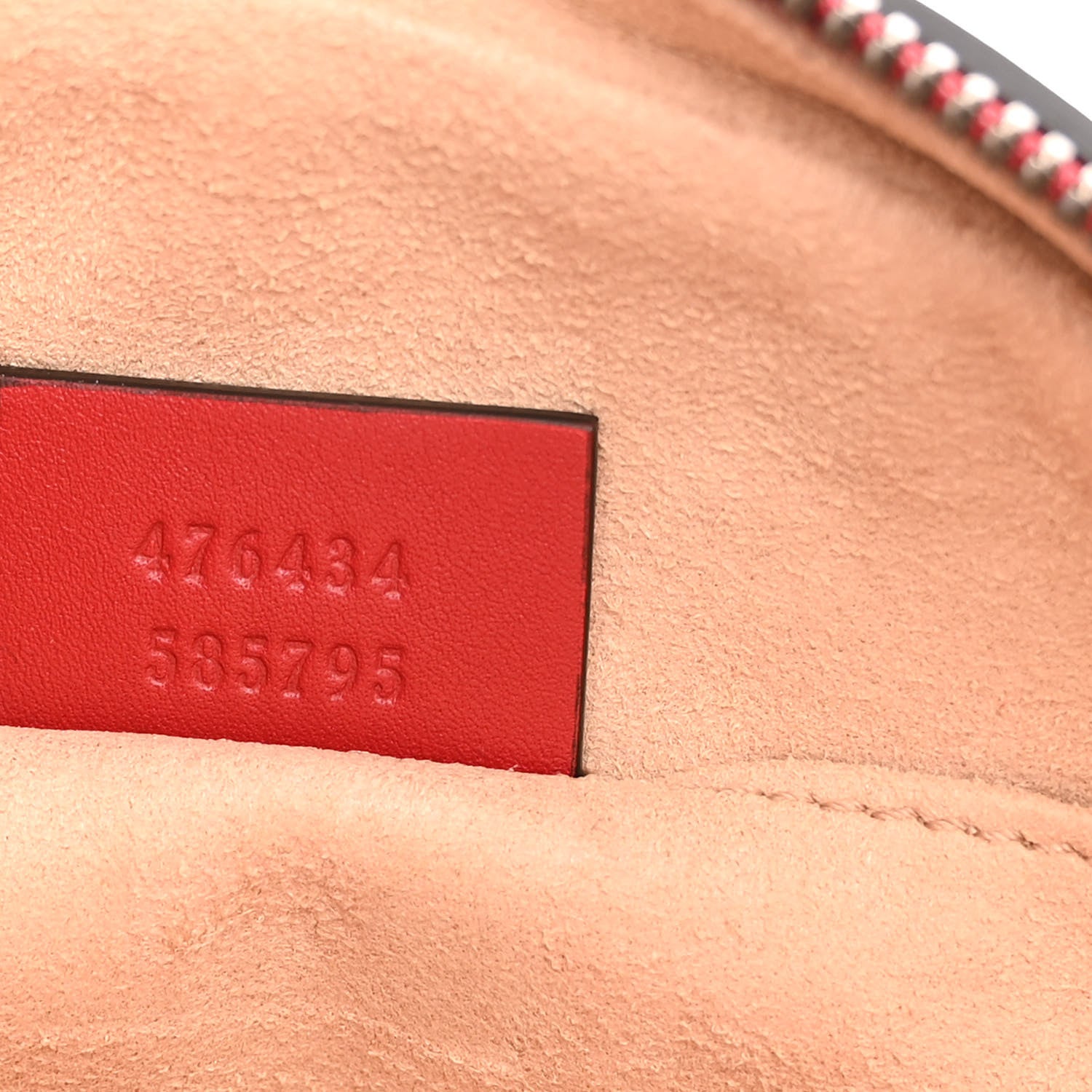 Gucci Calfskin Matelasse GG Marmont Belt Bag 85 34 Hibiscus Red 6 of 9