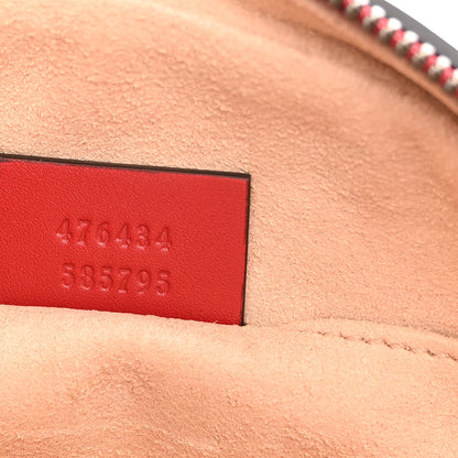 Gucci Calfskin Matelasse GG Marmont Belt Bag 85 34 Hibiscus Red 6 of 9